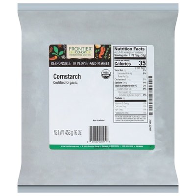Frontier Nat Prod Co-Op Cornstarch 1LB [UNFI #546499] [ebt]