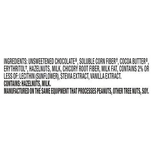 Lilys Milk Chocolate Style Bar Hazelnut 12/2.8 OZ [UNFI #2511251] [ebt] T