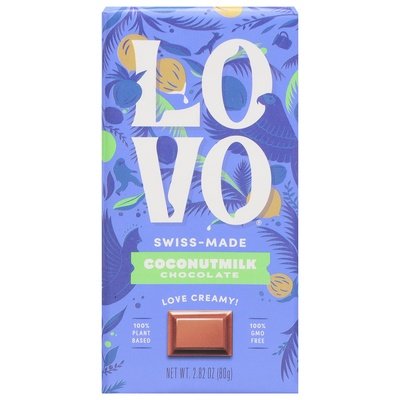 Lovo Chocolate Coconutmilk Swiss-Made 12/2.82 OZ [UNFI #2956753] [ebt] T
