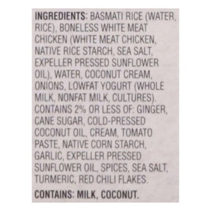Saffron Road Coconut Curry Chicken Medium Spice 8/10 OZ [UNFI #2439511] [ebt]