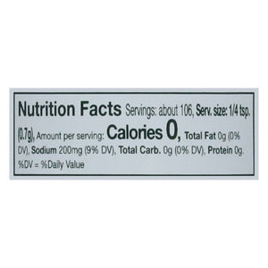 Simply Organic Finishing Salt Hatch Chile Smoked 6/2.61 OZ [UNFI #2967305] [ebt]