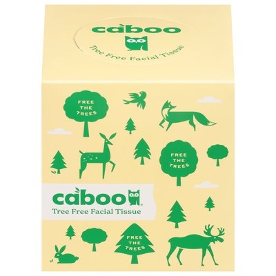 Caboo Facial Tissues Tree Free 3-Ply 12CT [UNFI #2822054] T