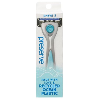 Preserve Razor System Shave 5 Charcoal Grey 6CT [UNFI #2740751] T