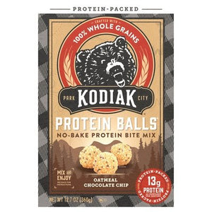 Kodiak Cakes No-Bake Protein Bite Mix Oatmeal Chocolate Chip 6/12.70 OZ [UNFI #2616431] [ebt]