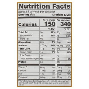 Hippie Snacks Cauliflower Crisps Original 8/2.5 OZ [UNFI #2481133] [ebt]
