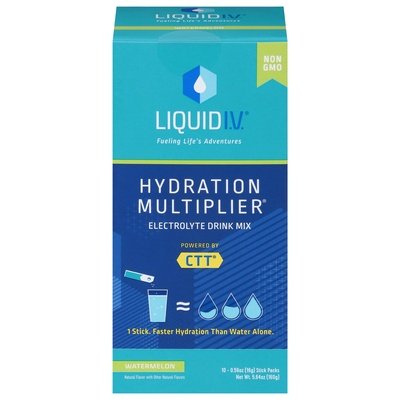 Liquid I V  Electrolyte Drink Mix Watermelon 1/5.65 OZ [UNFI #2696243] [ebt]
