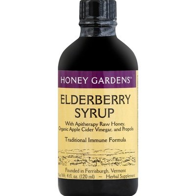 Honey Gardens Elderberry Syrup 1/4 OZ [UNFI #311498] T