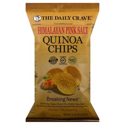 The Daily Crave Quinoa Chips Himalayan Pink Salt 8/4.25 OZ [UNFI #2312932] [ebt]