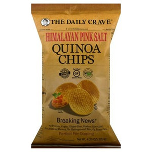 The Daily Crave Quinoa Chips Himalayan Pink Salt 8/4.25 OZ [UNFI #2312932] [ebt]