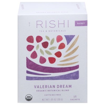 Rishi Tea Tea & Botanicals Organic Caffeine-Free Valerian Dream 6/15 BAG [UNFI #2534188] [ebt]