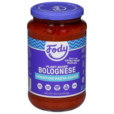 Fody Sensitive Pasta Sauce Bolognese Plant-Based 6/19.4 OZ [UNFI #2768802] [ebt]