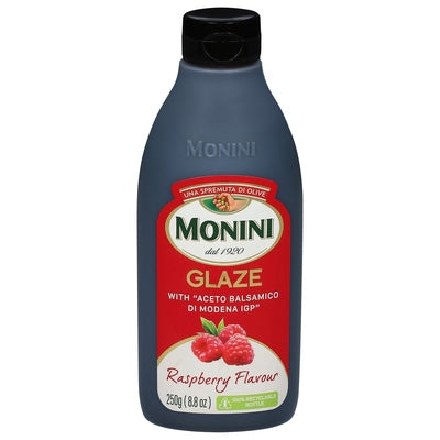 Monini Glaze Raspberry Flavor 8/8.8 oz [UNFI #2922912 ] [ebt]