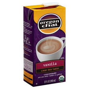 Oregon Chai Chai Tea Latte Concentrate Vanilla 6/32 OZ [UNFI #702142] [ebt]
