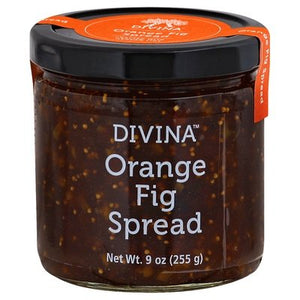 Divina Fig Spread Orange 12/9 OZ [UNFI #1931955] [ebt]