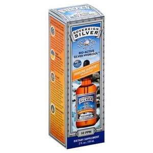 Sovereign Silver Silver Hydrosol Bio-Active 10 Ppm Dropper-Top 1/2 OZ [UNFI #2155588] T