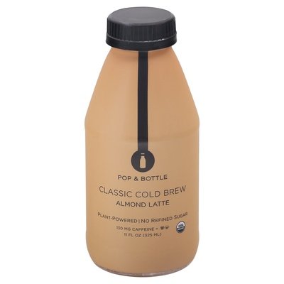 Pop & Bottle Almond Latte Classic Cold Brew 6/11 OZ [UNFI #2257483] [ebt] T