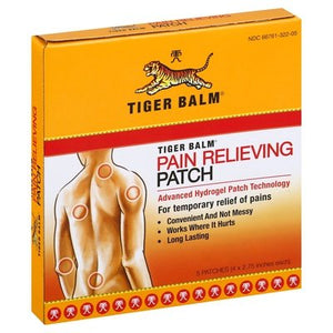 Tiger Balm Pain Relieving Patch 6/5 CT [UNFI #917880] T