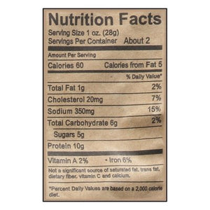Righteous Felon Craft Jerky Beef Jerky Baby Blues Bbq 8/2 OZ [UNFI #2248896] [ebt]