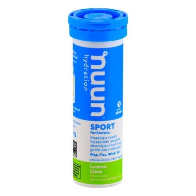 Nuun Sport Tablets Lemon Lime 8/10 TAB [UNFI #1698505] T