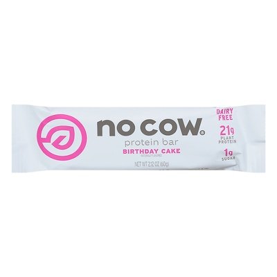 No Cow Protein Bar Birthday Cake 12/2.12 OZ [UNFI #2533958] [ebt]