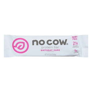 No Cow Protein Bar Birthday Cake 12/2.12 OZ [UNFI #2533958] [ebt]