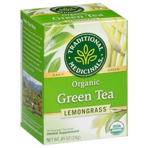 Traditional Medicinals Green Tea Organic Lemongrass Tea Bags 6/16 BAG [UNFI #273482] [ebt]