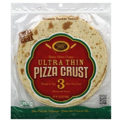 Golden Home Pizza Crust Ultra Thin 10/14.25 OZ [UNFI #2510477] [ebt]