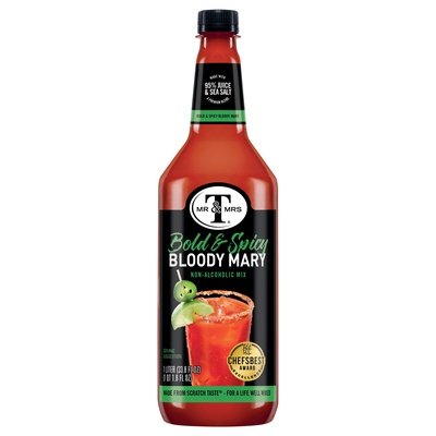 Mr & Mrs T Non-Alcoholic Mix Bloody Mary Bold & Spicy 6/33.8 OZ [UNFI #1440809] [ebt]