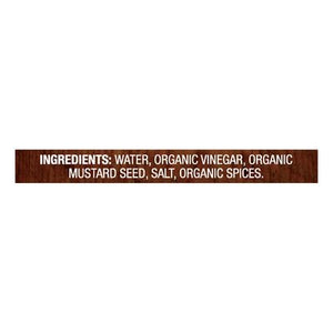 Organicville Mustard Stone Ground 12/12 OZ [UNFI #398040] [ebt]