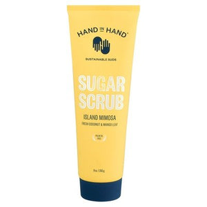 Hand In Hand Sugar Scrub Island Mimosa Fresh Coconut & Mango Leaf 1/9 OZ [UNFI #2732535] T