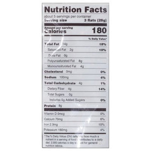 Ellas Flats Savory Crisp Sesame Original Recipe 6/4.8 OZ [UNFI #2856813] [ebt]