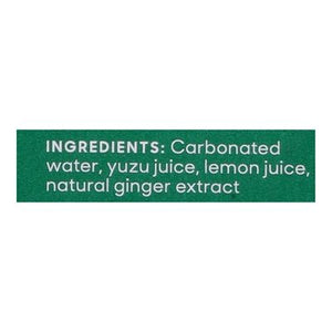 Sanzo Sparkling Water Yuzu With Ginger 4/6/12 OZ [UNFI #2926871] [ebt] T