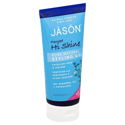 Jason Natural Products Styling Gel Pure Natural Flaxseed Hi Shine 1/6 OZ [UNFI #904151] T