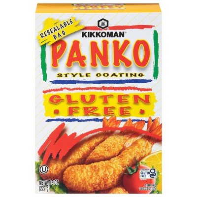 Kikkoman Panko Style Coating Gluten Free 12/8 OZ [UNFI #1978766] [ebt]