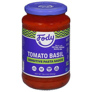 Fody Sensitive Pasta Sauce Tomato Basil 6/19.4 OZ [UNFI #2301257] [ebt]