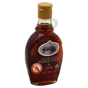 Shady Maple Farms Maple Syrup Organic 100% Pure Dark Amber 12/8 OZ [UNFI #685909] [ebt] T