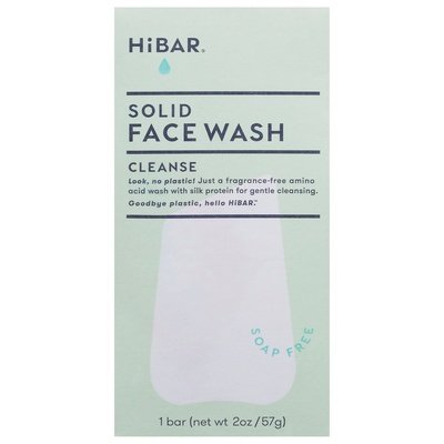 Hibar Face Wash Solid Cleanse 1/2 OZ [UNFI #2847416] T