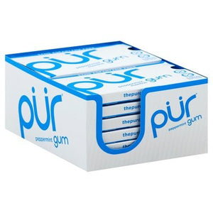 Pur Gum Gum Peppermint 12/12.6 GRM [UNFI #1523810] [ebt] T