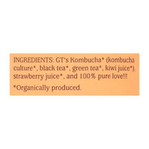 Gts Kombucha Strawberry Serenity Raw 12/16 OZ [UNFI #2273472] [ebt] T