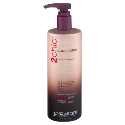 Giovanni Conditioner Brazilian Keratin & Argan Oil Ultra-Sleek 1/24 OZ [UNFI #1173962] T