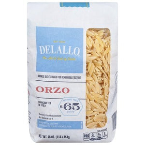 Delallo Orzo #65 12/16 Oz [UNFI #40358]