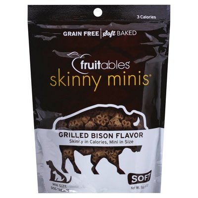 Fruitables Dog Treats Grilled Bison Flavor Soft Mini Size 12/5.0 OZ [UNFI #02406536]
