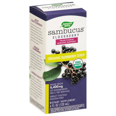 Natures Way Elderberry Organic Organic Syrup 1/4 OZ [UNFI #2039782] T