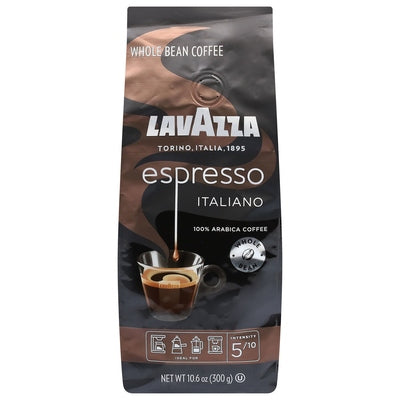 Lavazza Coffee 100% Arabica Whole Bean Espresso 6/10.5 oz [UNFI #3143179 ] [ebt]