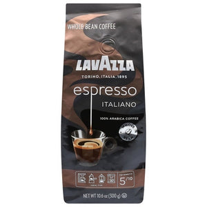Lavazza Coffee 100% Arabica Whole Bean Espresso 6/10.5 oz [UNFI #3143179 ] [ebt]