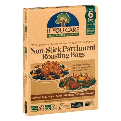 If You Care Roasting Bags Non-Stick Parchment Medium 8/6 CT [UNFI #1753417] T