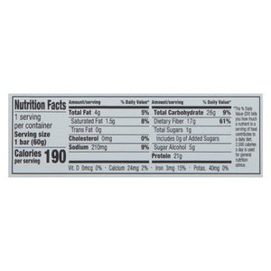 No Cow Protein Bar Chunky Peanut Butter 12/2.12 OZ [UNFI #2353985] [ebt]