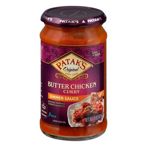 Patak Simmer Sauce Butter Chicken Curry Mild 6/15 OZ [UNFI #159400] [ebt]