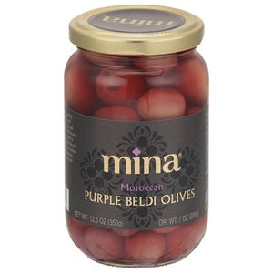 Mina Olives Purple Beldi Moroccan 6/12.5 OZ [UNFI #2411809] [ebt]