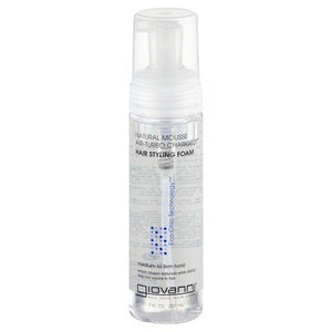 Giovanni Hair Styling Foam Natural Mousse Air-Turbo Charged Firm 1/7 OZ [UNFI #628248] T